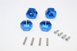 Tamiya MF01X Aluminium Hex Adapter (12mmx7mm) - 4pcs set (For MF01X / M06 / =AX010/12x7mm) - GPM MF010/12X7MM