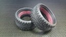 Tamiya TB04 Rubber Radial Onroad Tires 26mm With Tire Insert - 1pr set - GPM TB4889F/R26