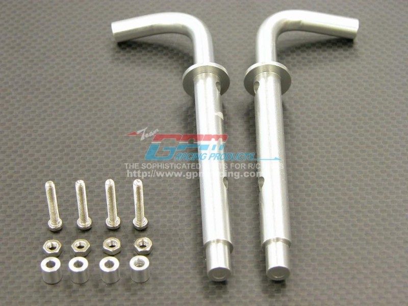 Tractor Truck (1850l) Alloy Air Clear With Lock Nuts & Collars & Screws - 1pr set - GPM TRU043