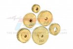 TAMIYA TRACTOR TRUCK Trucks Brass Gearbox Gears set - GPM TRU1200S