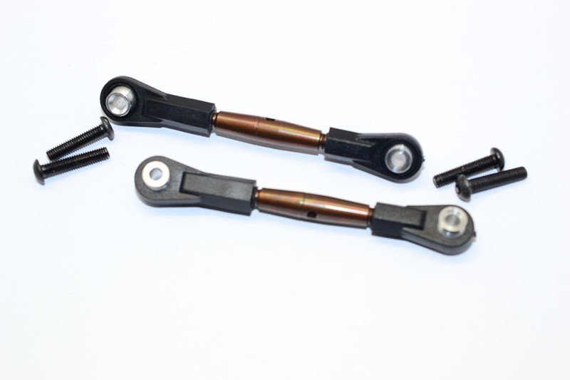 Tamiya TT02B Spring Steel Front Upper Tie Rod With Plastic Ends - 1pr - GPM TT2B054P