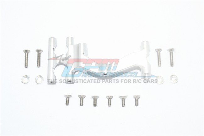 GPM Aluminum Servo Mount For Losi 1:10 Baja Rey & Rock Rey - 1PC Gray Silver, CNC Machined