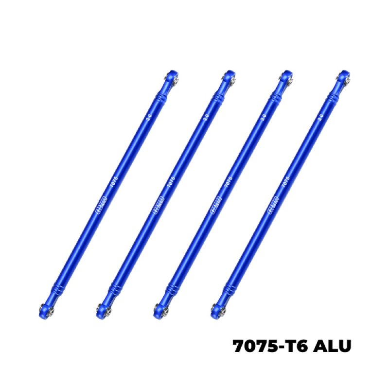 TEAM LOSI LMT 4WD SOLID AXLE MONSTER TRUCK ROLLER 7075-t6 Alloy Upper Link Bar set - GPM LMT2049