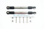 TEAM LOSI ROCK REY Stainless Steel Adjustable Front Steering Tie Rods With Polyurethane Ball Ends - 10pc set - GPM RK162S