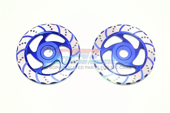 Team Losi SUPER BAJA Aluminum Brake Disk With Silver Lining - 2pc set - GPM SB010/DISK