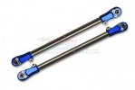 Team Losi SUPER BAJA REY Stainless Steel Adjustable Rear Upper Chassis Link Tie Rods With Aluminium Ends - 2pc set - GPM SB014SN