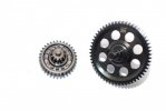 THUNDER TIGER KAISER XS Steel #45 Spur Gear 56T & Double Speed Reduction Gears - 2pc set - GPM SKXS56T1233T