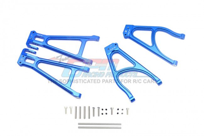 TRAXXAS E-REVO VXL Aluminum Rear Suspension Arm set (Upper+Lower) - 24pc set - GPM ER25657