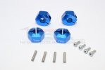 TRAXXAS 4WD GT4 TEC 2.0 Aluminum Hex Adapters 7mm Thick - 12pc set - GPM GT010/12X7MM