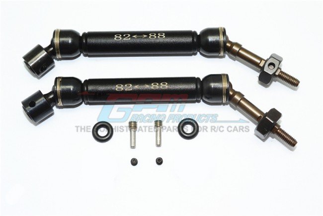 TRAXXAS 1/10 Slash 4x4 Harden Steel #45 Rear CVD Drive Shaft With 12mmx6mm Wheel Hex - 8pc set - GPM SSLA1277RHST