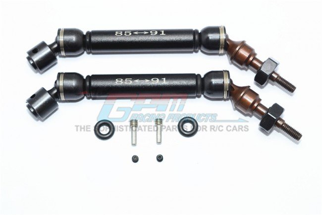 TRAXXAS 1/10 Slash 4x4 Harden Steel #45 Front CVD Drive Shaft With 12mmx6mm Wheel Hex - 8pc set - GPM SSLA1280FHST