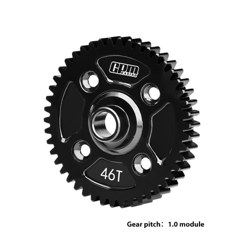 TRAXXAS SLEDGE MONSTER TRUCK Carbon Steel Spur Gear 46T/M1.0 - GPM SLE046TS