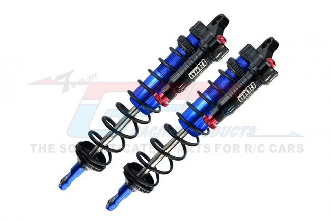 TRAXXAS SLEDGE MONSTER TRUCK Aluminum 6061-T6 Rear L-shape Emulation Piggy Back (Built-in Piston Spring) Adjustable Spring Dampers 143mm - 2pc set - GPM SLE143R/LA