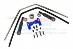 TRAXXAS SLEDGE MONSTER TRUCK Aluminum 7075-T6 Front/Rear Sway Bar Mount With Linkage And Wire - 15pc set - GPM SLE312F/R
