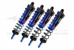 TRAXXAS SLEDGE MONSTER TRUCK Aluminum 6061-T6 Front And Rear L-shape Piggy Back (Built-in Piston Spring) Adjustable Spring Dampers - GPM SLE128143/LA