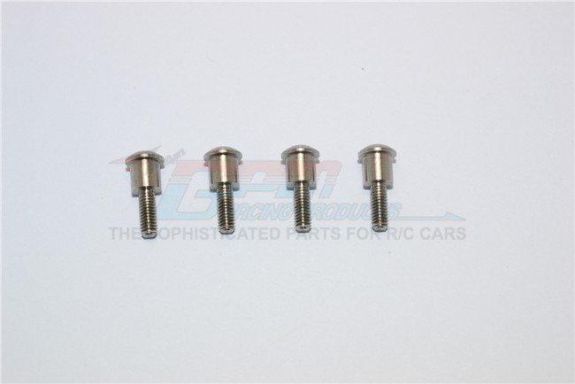 TRAXXAS TRX4 TRAIL CRAWLER Stainless Steel King Pins For Front C Hubs - 4pc set - GPM TRX4004S