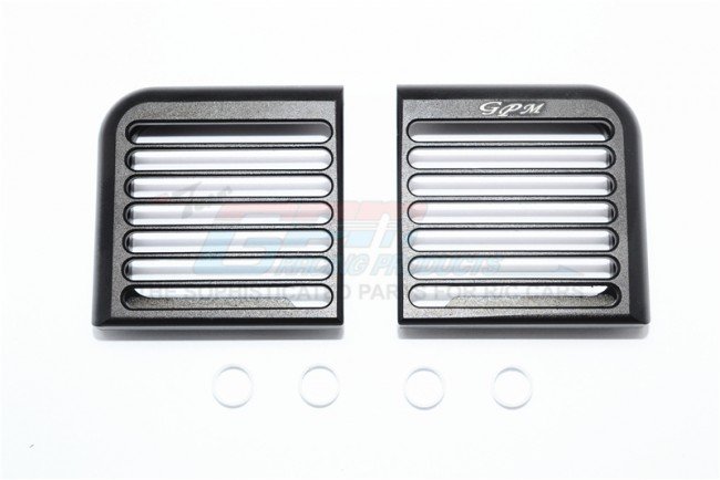 TRAXXAS TRX4 TRAIL CRAWLER Headlight Assembly Rounded Brush Guard Aluminum - 6pc set - GPM TRX4050FA