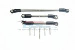 TRAXXAS TRX4 TRAIL CRAWLER Stainless Steel Adjustable Steering Link & Front Suspension Link - 8pc set - GPM STRX4161
