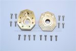 TRAXXAS TRX4 TRAIL CRAWLER Brass Outer Portal Drive Housing (Front Or Rear)'heavy Edition'-18pc set - GPM TRX4021X