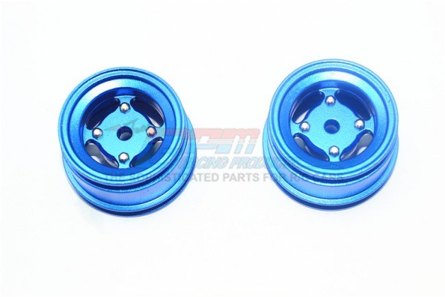 X-RIDER 1/8 FLAMINGO Aluminum +2mm 4 Lug Rear Rim -2pc set - GPM FL8894W/+2MM