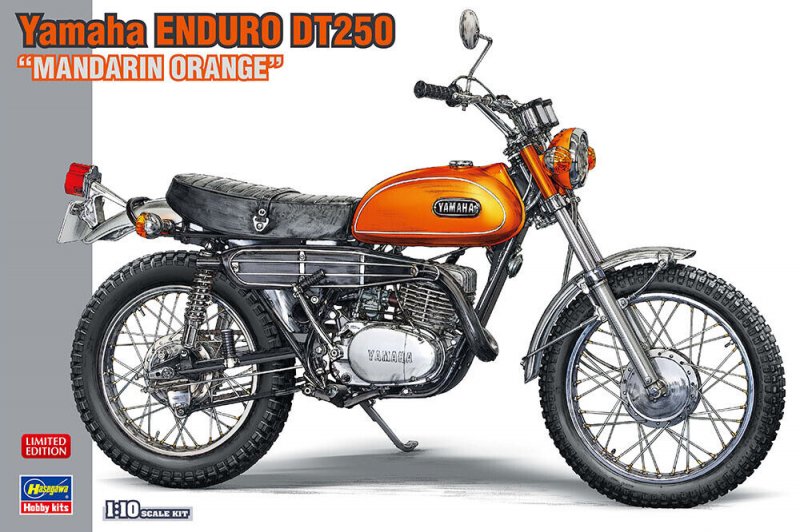 Hasrgawa 52329 - 1/10 Yamaha Enduro DT250 'Mandarin Orange' SP529