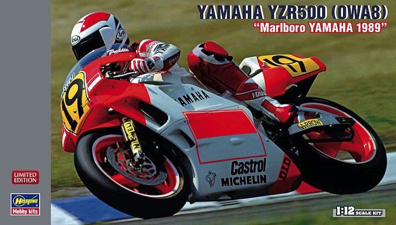 Hasegawa 21712 - 1/12 Yamaha YZR500 (0WA8) Marlboro Yamaha 1989
