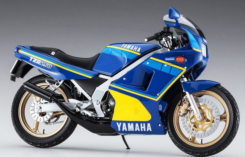 Hasegawa 21737 - 1/12 Scale Yamaha TZR250 (1KT) Faraway Blue 1986