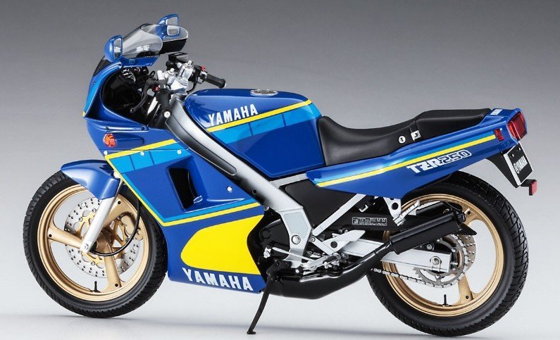 Hasegawa 21737 - 1/12 Scale Yamaha TZR250 (1KT) Faraway Blue 1986