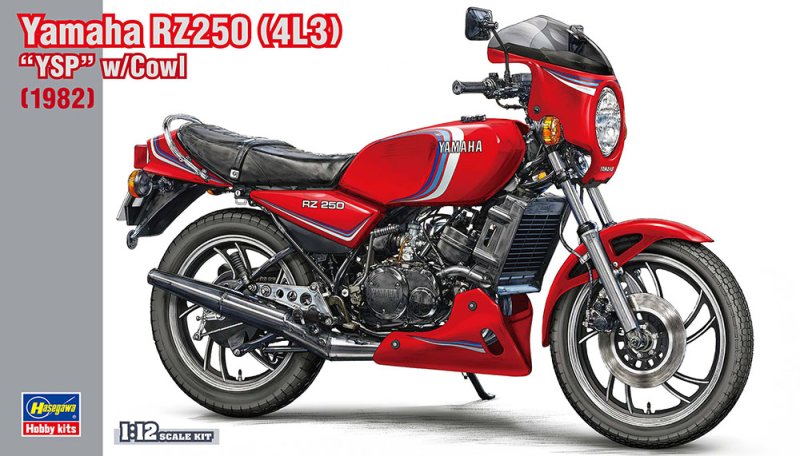 Hasegawa 21770 - 1/12 Yamaha RZ250 (4L3) YSP Specification w/Cowl (1982)