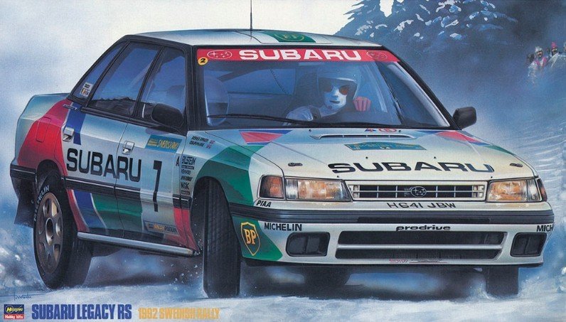 Hasegawa 20290 - 1/24 Subaru Legacy RS 1992 Swedish Rally No.7