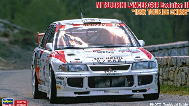 Hasegawa 20453 - 1/24 Mitsubishi Lancer GSR Evolution III 1995 Tour de Corse