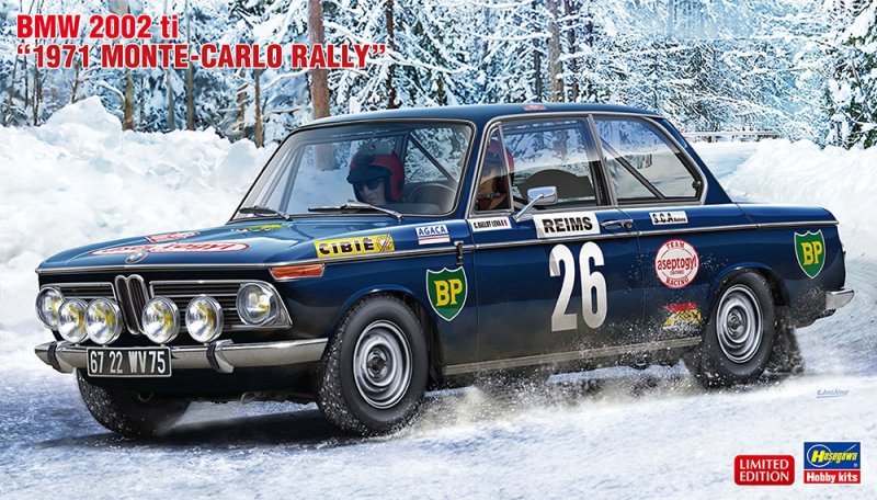 Hasegawa 20540 - 1/24 BMW 2002 ti 1971 Monte-Carlo Rally