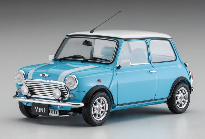 A Hasegawa 20721 1/24 Scale Model Car Kit Mini Cooper Heritage