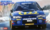 Hasegawa 20436 - 1/24 Subaru Imprezza 1994 Rac/1995 Monte-Carlo Rally Winner