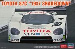 Hasegawa 20500 - 1/24 Toyota 87C '1987 Shakedown '