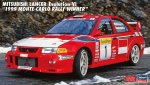 Hasegawa 20666 - 1/24 Mitsubishi Lancer Evolution VI 1999 Monte-Carlo Rally Winner
