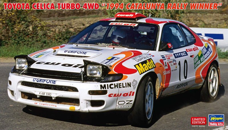 Hasegawa 20807 - 1/24 Toyota Celica Turbo 4WD 1994 Catalunya Rally Winner