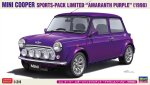 Hasegawa 20814 - 1/24 Mini Cooper Sports-Pack Limited (Amaranth Purple) 1998