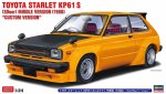 Hasegawa 20819 - 1/24 Toyota Starlet KP61 S (3 Door) Middle Version 1980 Custom Version