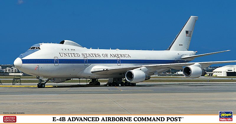 Hasegawa 10809 - 1/200 E-4B ADVANCED AIRBORNE