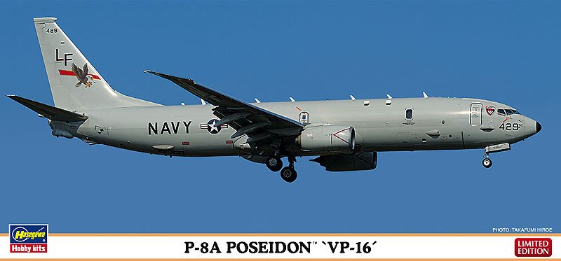 Hasegawa 10811 - 1/200 P-8A POSEIDON VP-16