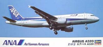 ANA Airbus A320 1/200 スケール Hasegawa 10732 - 1/200 ANA All Nippon Airways Airbus A320 Model Kit