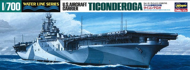 Hasegawa 49710 - 1/700 U.S. Aircraft Carrier Ticonderoga