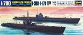 Hasegawa 49433 - 1/700 Japanese Navy Submarine I-361 and I-171 WL433