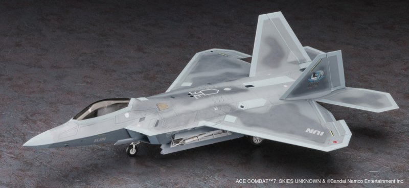 Hasegawa SP571 1/48 Model Ace Combat 7 Skies Unknown F-22 Raptor