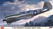 Hasegawa 07516 - 1/48 P-40N Warhawk 'Natural Metal Aces'