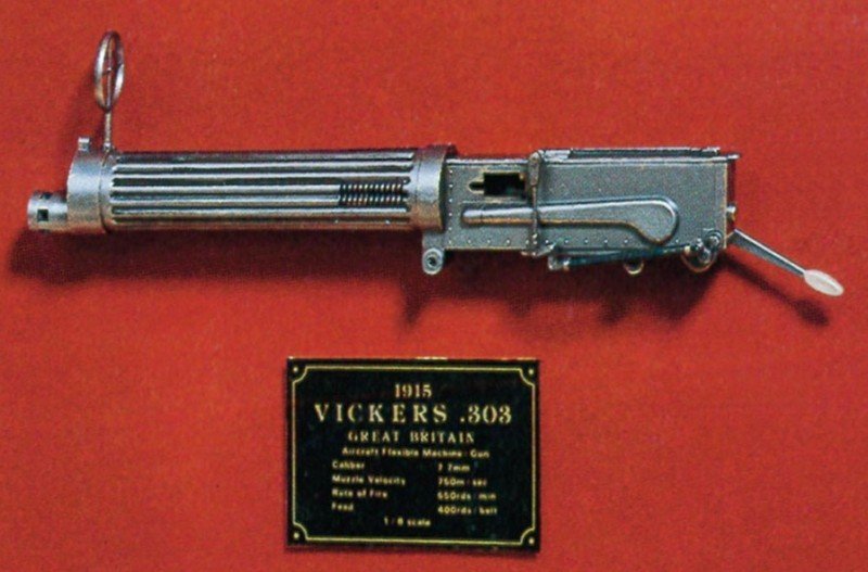Hasegawa SP310 1/8 Scale Vickers .303 Model 1915 Aircraft Machine