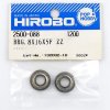 HIROBO 2500-088 FLANGED BALL BEARING 8 X 16 X 5 MM 2PCS #F688ZZ #2500088