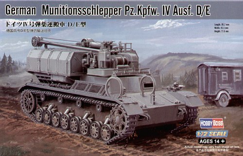 Hobby Boss 82907 1/72 German Munitionsschlepper Pz.Kpfw. IV Ausf. D/E