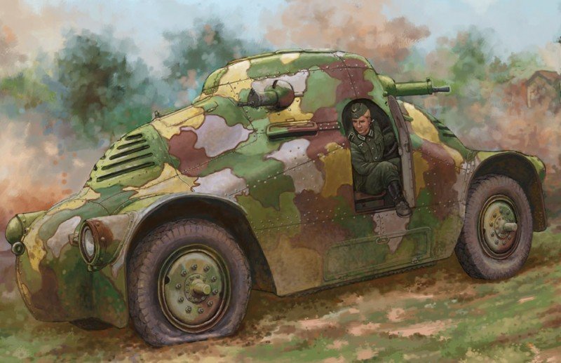 Hobby Boss 83888 - 1/35 Skoda PA-2 Turtle